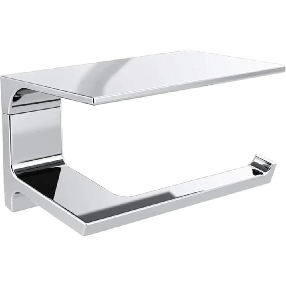 Pivotal Toilet Paper Holder With Shelf 6.93 x 3.94 x 3.5 Inches